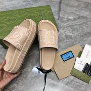 Gucci jumbo GG platform slide sandal - 5