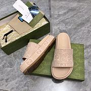 Gucci jumbo GG platform slide sandal - 2