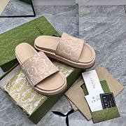 Gucci jumbo GG platform slide sandal - 3