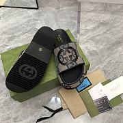 Gucci jumbo GG black platform slide sandal - 2