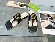 Gucci Black Blondie thong sandal - 1