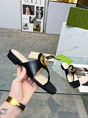 Gucci Black Blondie thong sandal - 3