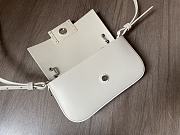 Fendi Baguette white patent leather phone pouch - 2