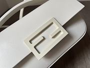 Fendi Baguette white patent leather phone pouch - 3