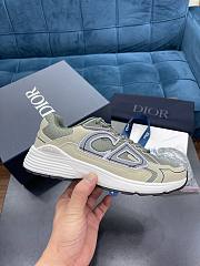 Dior B30 Sneaker Olive Fabric Shoes  - 6