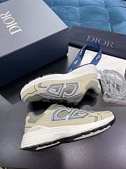 Dior B30 Sneaker Olive Fabric Shoes  - 4