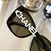 Chanel black side logo sunglasses  - 5