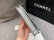 Chanel phone holder gold metal silver bag - 6