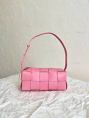 Bottega Veneta Pink Small Brick Cassette Bag - 4