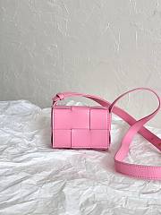 Bottega Veneta Pink Mini Cassette Bag - 1