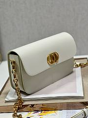 Dior 30 Montaigne Avenue White Leather Bag - 6