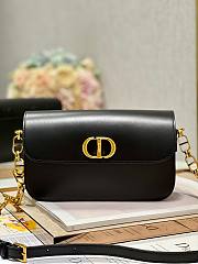 Dior 30 Montaigne Avenue Black Leather Bag - 1