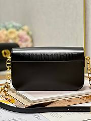 Dior 30 Montaigne Avenue Black Leather Bag - 3