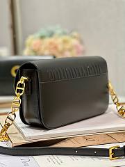 Dior 30 Montaigne Avenue Black Leather Bag - 4