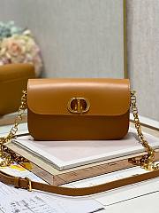 Dior 30 Montaigne Avenue Brown Leather Bag - 1