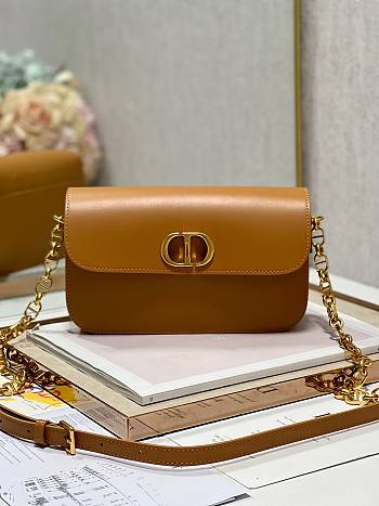 Dior 30 Montaigne Avenue Brown Leather Bag