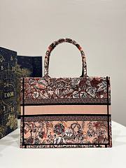 Dior Medium Book Tote Power Jardin MagiqueEmbroidery Bag - 4