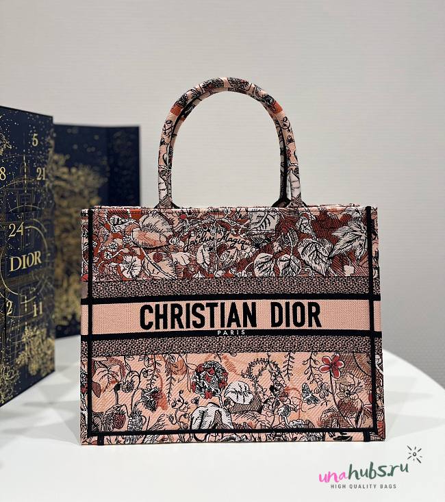 Dior Medium Book Tote Power Jardin MagiqueEmbroidery Bag - 1