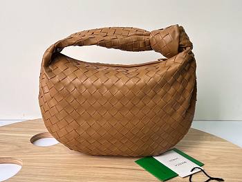 Bottega Veneta Small Ladies Jodie Hobo Brown Bag