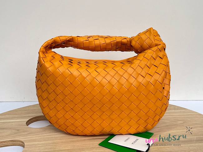 Bottega Veneta Small Ladies Jodie Hobo Orange Bag - 1