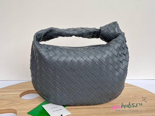 Bottega Veneta Small Ladies Jodie Hobo Grey Bag - 1