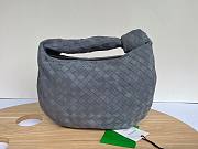 Bottega Veneta Small Ladies Jodie Hobo Grey Suede Bag - 1