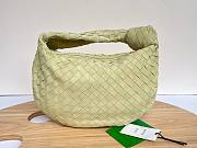 Bottega Veneta Small Ladies Jodie Hobo Green Suede Bag - 1