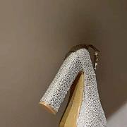 Valentino Garavani WhiteTan-Go Pump with Crystals 155mm Heels - 2