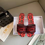 Dior Dway red slippers 02 - 5