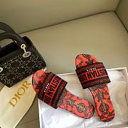 Dior Dway red slippers 02 - 2