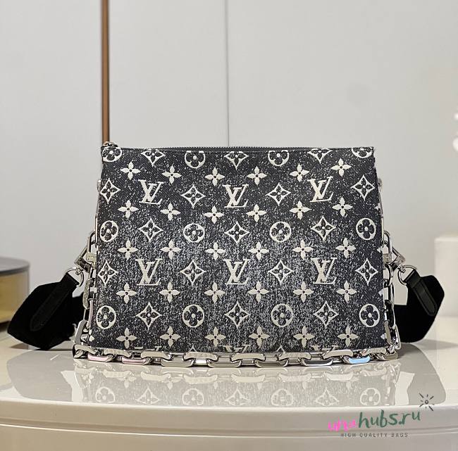 Louis Vuitton Black DenimCoussin PM M57790 Bag - 1