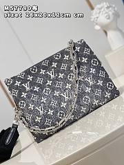 Louis Vuitton Black DenimCoussin PM M57790 Bag - 4