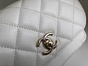 Chanel Business Affinity White Caviar Leather Bag - 4