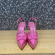 Valentino Garavani VLogo Pink Patent Slingback Heels 10cm - 4