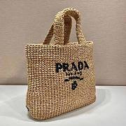 Prada large raffia tote bag - 2