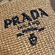 Prada large raffia tote bag - 6