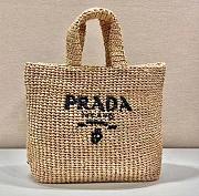 Prada large raffia tote bag - 1