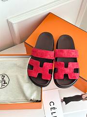 Hermes Chypre red sandal - 1