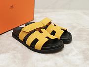 Hermes Chypre yellow sandal - 5