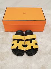Hermes Chypre yellow sandal - 6