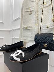 Chanel CC Ballerinas black shoes  - 2