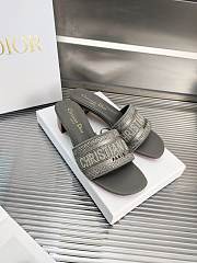 Dior grey sandal heels - 1