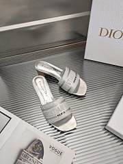 Dior silver sandal heels - 2