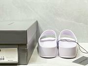 Balenciaga Chunky white slide sandal - 2