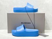 Balenciaga Chunky blue slide sandal - 1