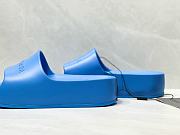 Balenciaga Chunky blue slide sandal - 6