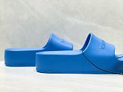 Balenciaga Chunky blue slide sandal - 3