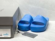 Balenciaga Chunky blue slide sandal - 2