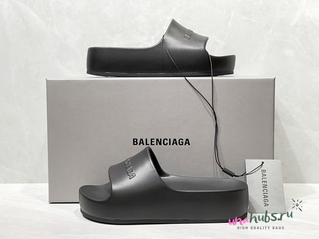 Balenciaga Chunky black slide sandal - 1