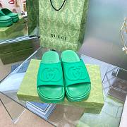 Gucci green flatforms - 3